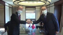 Dışişleri Bakanı Çavuşoğlu, BM Eski Genel Sekreteri Ban Ki-Moon ile görüştü