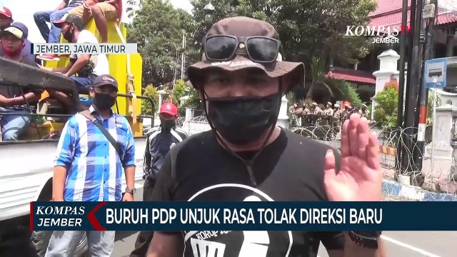 Buruh Unjuk Rasa Tolak Direksi Baru Perusahaan Daerah Perkebunan Kahyangan