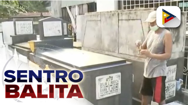 Ilang pamilya, maagang nagtungo sa Manila South Cemetery para makaiwas sa siksikan; Mga bata at buntis, bawal pumasok sa sementeryo