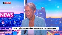Élisabeth Borne au sujet d'Éric Zemmour : «il porte des idées dangereuses pour la démocratie»