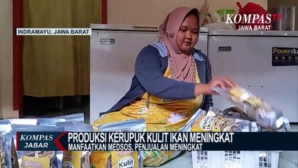 Manfaatkan Medsos, Penjualan Kerupuk Kulit Ikan Meningkat