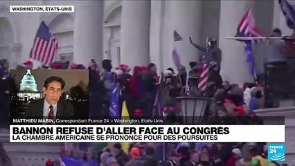 Assaut au Capitole : Steve Bannon en passe d'être accusé
