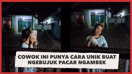 Cowok Ini Punya Cara Unik Buat Ngebujuk Pacar Ngambek