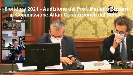 Mariano Bizzarri  (audizione Senato 6/10/2021)