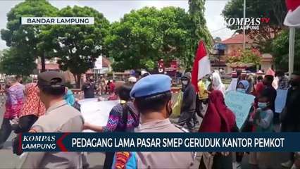 Tak Kebagian Lapak, Pedagang Pasar SMEP Geruduk Kantor Pemkot