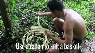 365 Days How I Survival And Build In The Rain Forest - Primitive Technology Idea