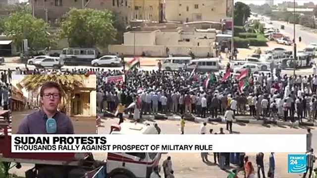 Mass protests held in Sudan against prospect of military rule