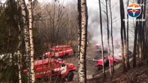 ارتفاع حصيلة ضحايا حريق مصنع المتفجرات الروسي إلى 15 قتيلا (السلطات)