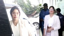 Jhanvi Kapoor एयरपोर्ट पर दिखी चश्में में ;  Watch video | FilmiBeat