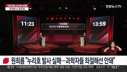 [국민의힘 2차 맞수토론] ④ 2라운드 토론 - 원희룡 vs 홍준표