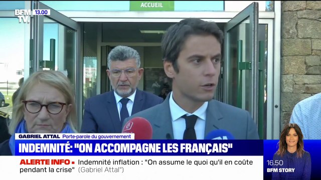 Gabriel Attal sur la hausse des prix de l'énergie: On va continuer à accompagner les Français