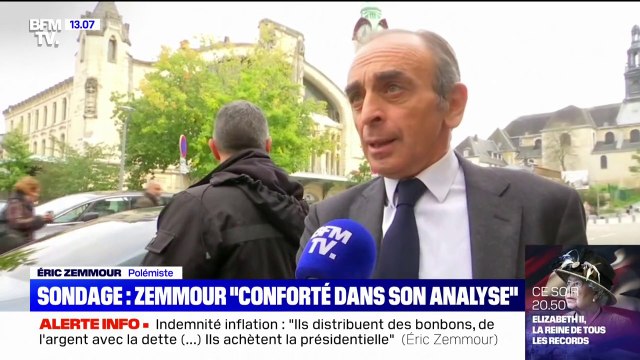 Présidentielle: Éric Zemmour conforté dans son analyse par les sondages le donnant au 2nd tour