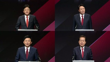 [뉴있저] 2차 맞수토론 '후끈'...윤석열 인식 '맹폭' / YTN