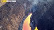 Impresionantes imágenes de los ríos de lava saliendo del volcán de La Palma