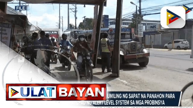 League of Provinces of the Phl, humiling ng sapat na panahon para sa pagpapatupad ng Alert Level System sa mga probinsya