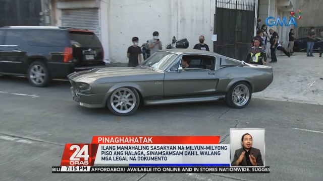 Ilang mamahaling sasakyan na milyon-milyong piso ang halaga, sinamsamsam dahil walang mga legal na dokumento | 24 Oras