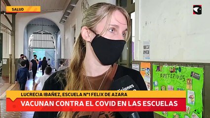 Vacunan contra el Covid en las Escuelas