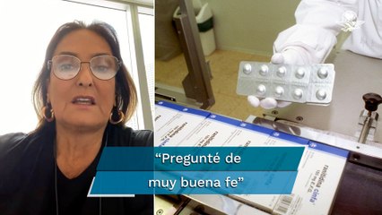 "Mi intención es apoyar", dice Patricia Armendáriz tras pedir pruebas de desabasto de medicinas