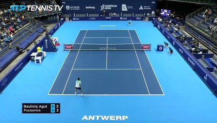 Anvers - Bautista Agut surpris par Fucsovics