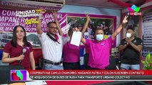 Cooperativa Camilo Chamorro, Hagamos Patria y Colón suscriben contrato de adquisición de buses rusos
