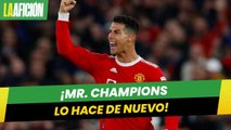 Cristiano Ronaldo le da triunfo al Manchester United en remontada sobre el Atalanta