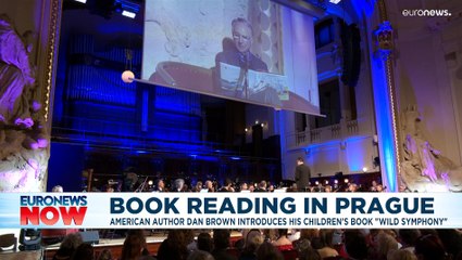 Dan Brown introduces his book 'Wild Symphony' to Czech readers