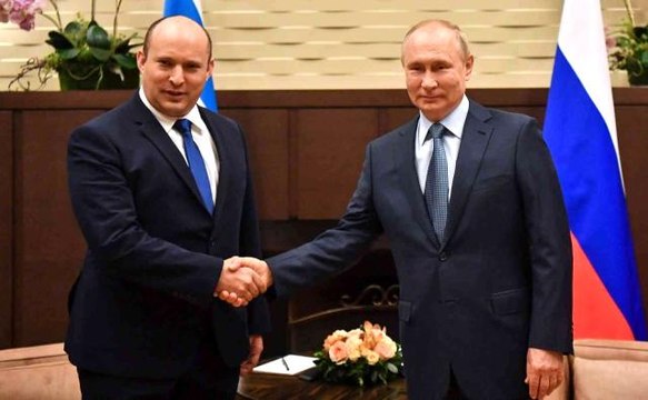 Putin, ilk kez İsrail Başbakanı Naftali Bennet'i kabul ettiRusya Devlet Başkanı Vladimir Putin: Rusya ile İsrail arasındaki ilişkiler son 30 yılda...