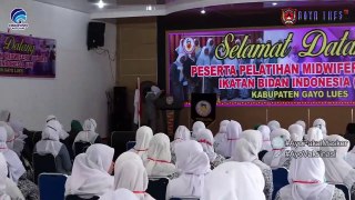 Pembukaan Pelatihan Midwiferi Update (MU) Ikatan Bidan Indonesia (IBI) di Kabupaten Gayo Lues