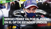 Checo Pérez no se achica ante Mercedes y apunta al podio en GP de Estados Unidos