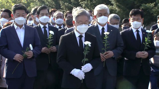 봉하마을 찾은 이재명... 노무현 연 길 끝까지 갈 것 / YTN