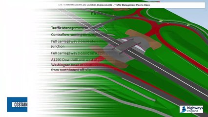 A19 Downhill Lane flythrough video