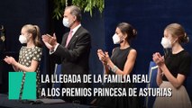 La Familia Real llega a los premios Princesa de Asturias 2021