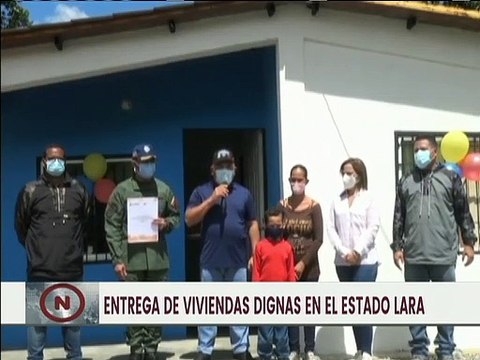 GMVV entrega viviendas dignas en el Municipio Iribarren del estado Lara