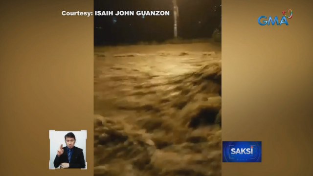 Mga nakatira malapit sa Talomo River na umabot sa critical level ngayong gabi, pinalilikas | Saksi