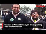 Winners of Annual Himalayan drive speaking after the competition