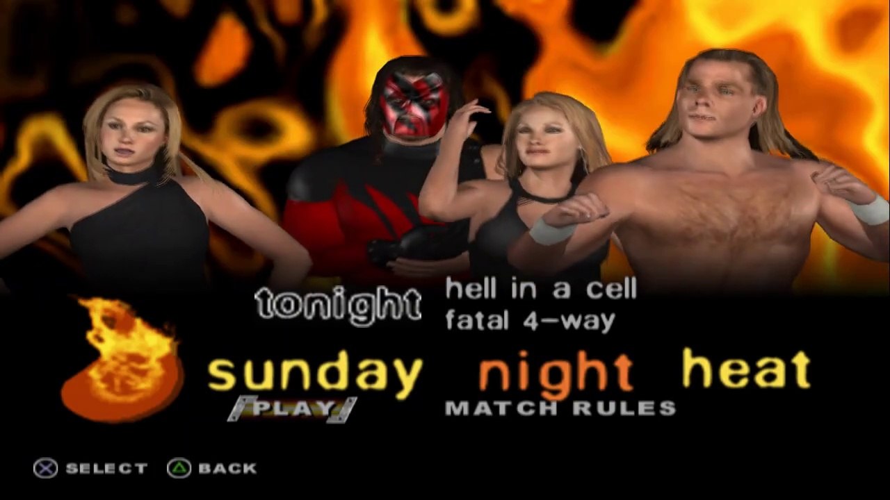 WWE SmackDown vs. Raw Stacy Keibler vs Masked Kane vs Sable vs Shawn Michaels