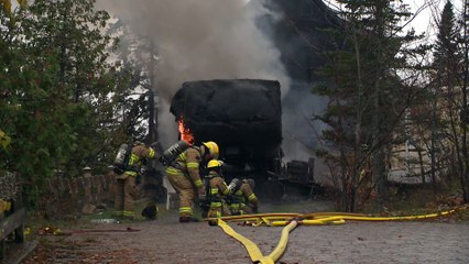 Incendie Rivière-du-Loup 22 octobre 2021