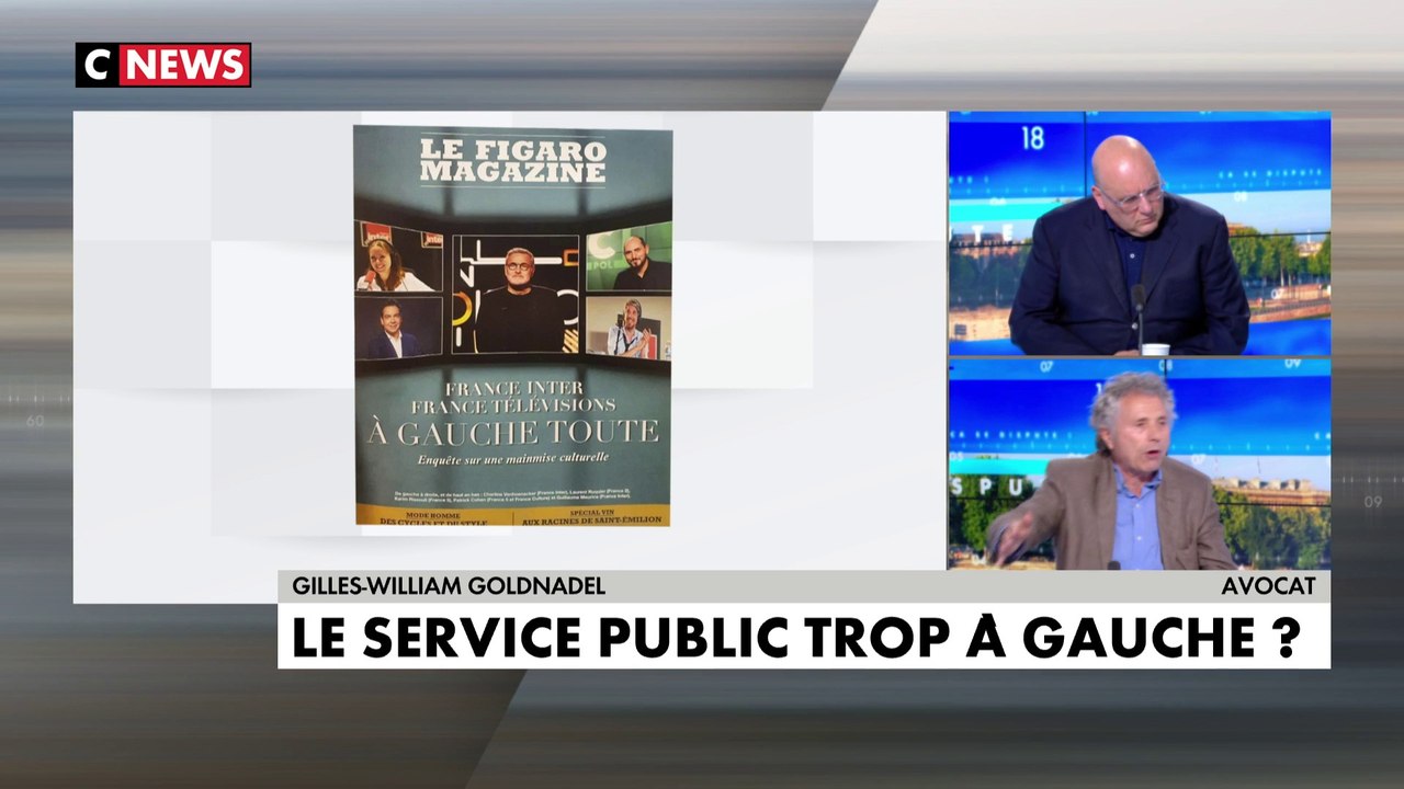 Gilles-William Goldnadel : «Je vis comme un scandale que ce ne soit pas un scandale que la radio de service public payée par notre argent puisse être confisquée par un camp idéologique»