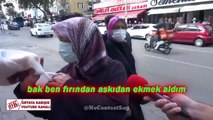 Askıdan ekmek alan vatandaş: Ülkede açlık yok, hükümetten memnunum