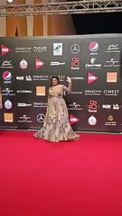 الإطلالة الأولى لفيفي عبده في حفل ختام مهرجان الجونة