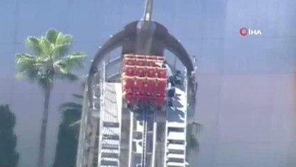 Elektrikler kesilince 3 saat boyunca hız treninde mahsur kaldılar