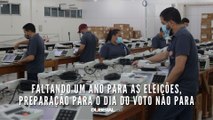 Faltando um ano para as eleições, preparação para o dia do voto não para