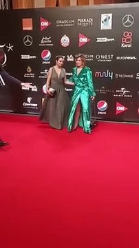 إلهام شاهين في إطلالة غريبة بصحبة ابنة شقيقتها بحفل ختام مهرجان الجونة 2021