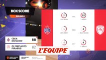 Le résumé de CSKA Moscou - Olympiakos - Basket - Euroligue (H)