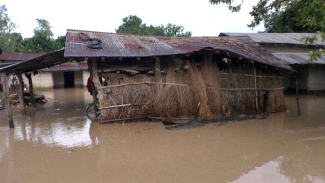 Flash flooding submerges homes and airport in Nepal