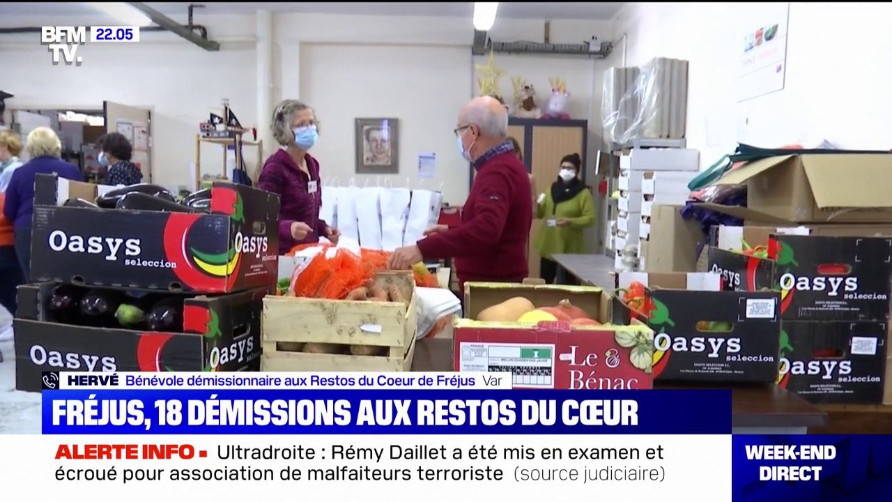 Restos du cœur à Fréjus: "Il y a eu des comportements inadmissibles" vis-à-vis des bénévoles, selon un démissionnaire