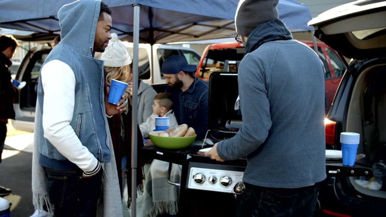 Staying warm while tailgating at the game