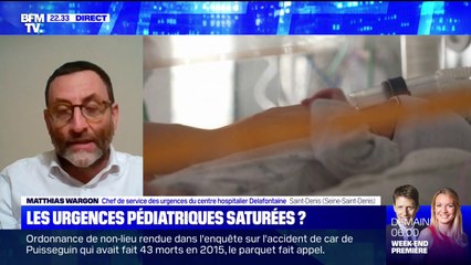 Matthias Wargon: "Les urgences pédiatriques augmentent de façon anormale"