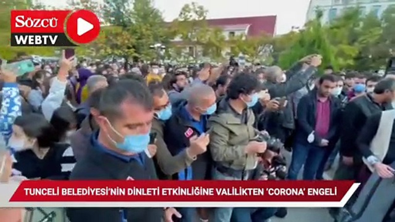 Tunceli Belediyesi'nin dinleti etkinliğine valilikten ‘corona’ engeli