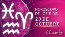 Horóscopo de hoy 23 de octubre de Josie Diez Canseco